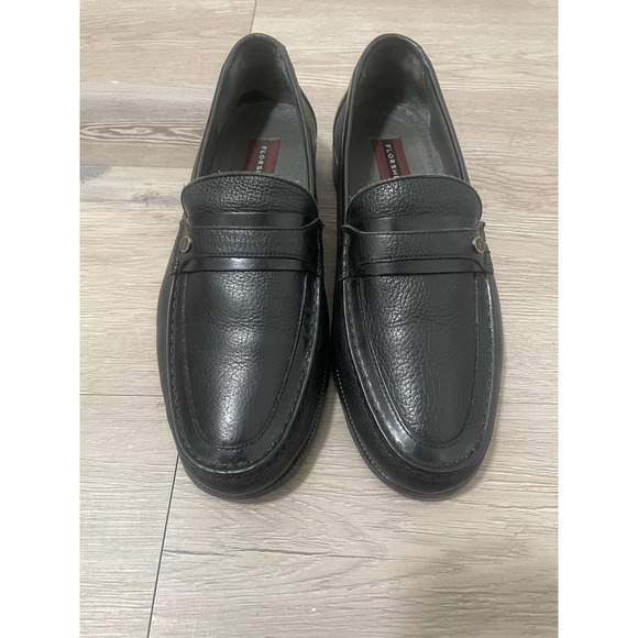 Florsheim - Pinch Loafers / Classic logo emblem / size 9.5 D / Black main image 7